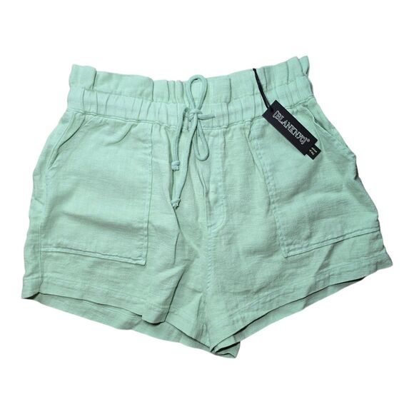 Blank NYC Pants - BLANK NYC Women’s Size Medium Paperbag Waist Twill Shorts Mint Green NWT